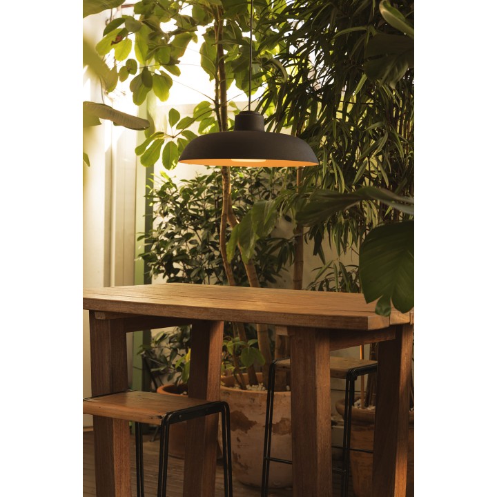Faro SAGA Colgante con florón negro para Exterior - Faro 72126-170
