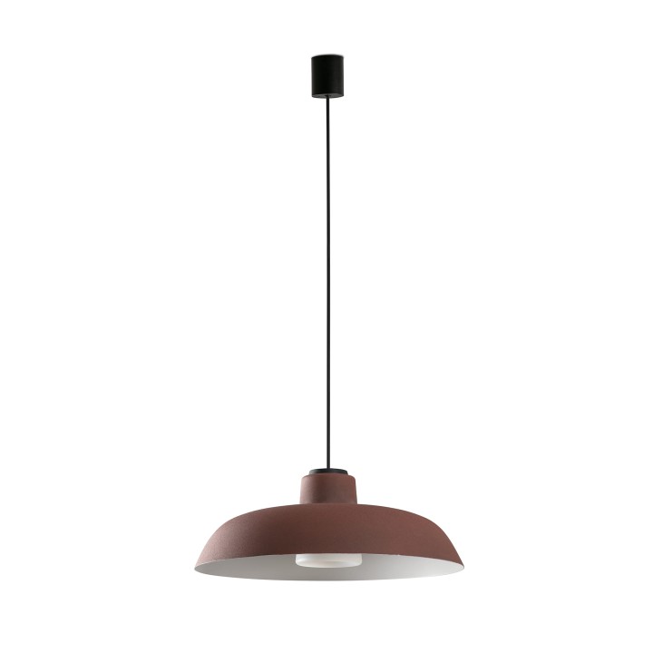 Faro SAGA Colgante con florón marrón óxido para Exterior - Faro 72126-171
