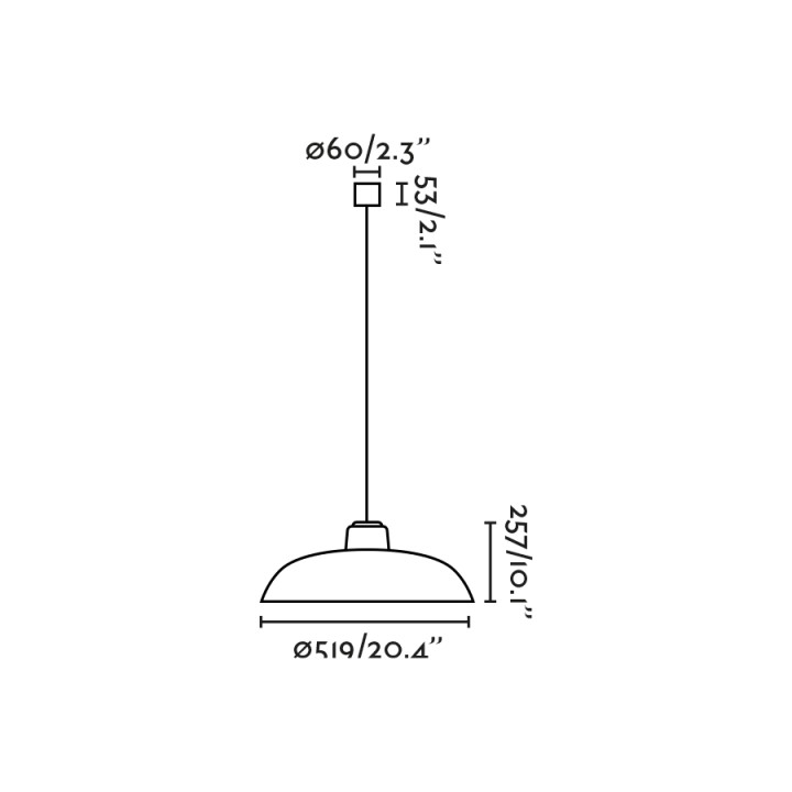 Faro SAGA Colgante con florón naranja para Exterior - Faro 72126-172
