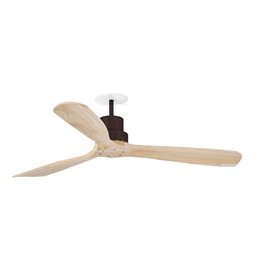 Faro LANTAU RECESSED L Ventilador de techo marrón/pino - Faro 33562DCR