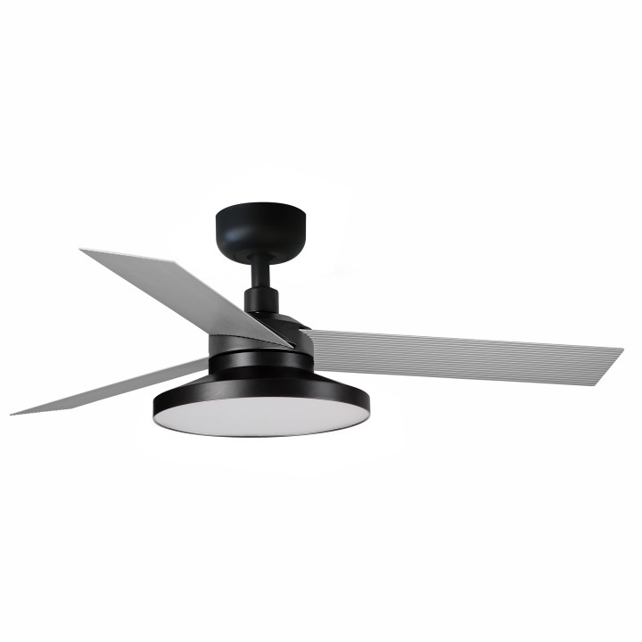 Faro CRUISER TAK S Ventilador de techo negro/aluminio 3000K - Faro 342852N