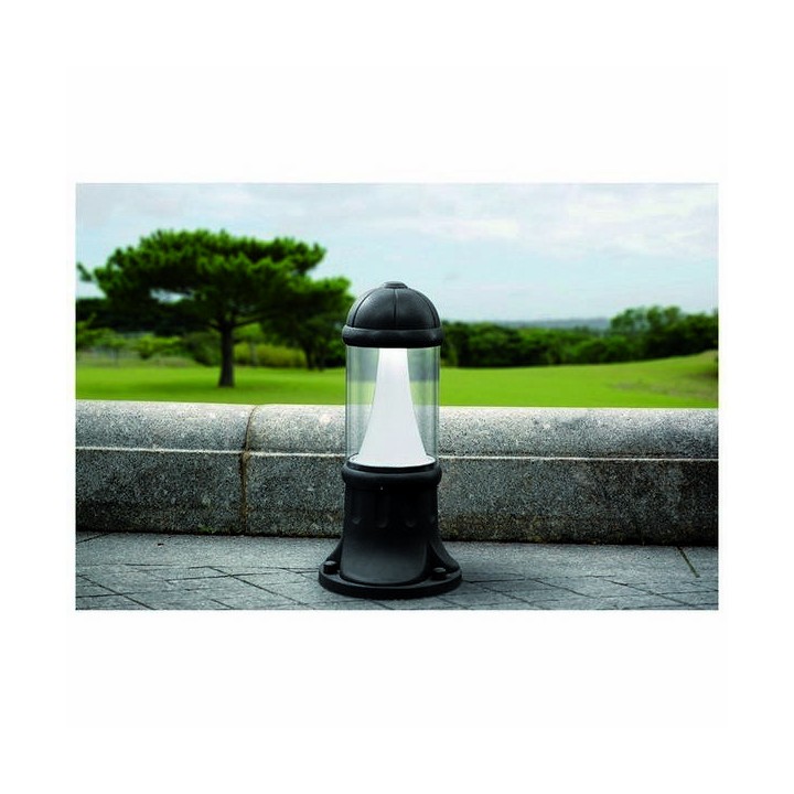 Baliza para Exterior SAURO IP55 GX53 7W 50cm Negro