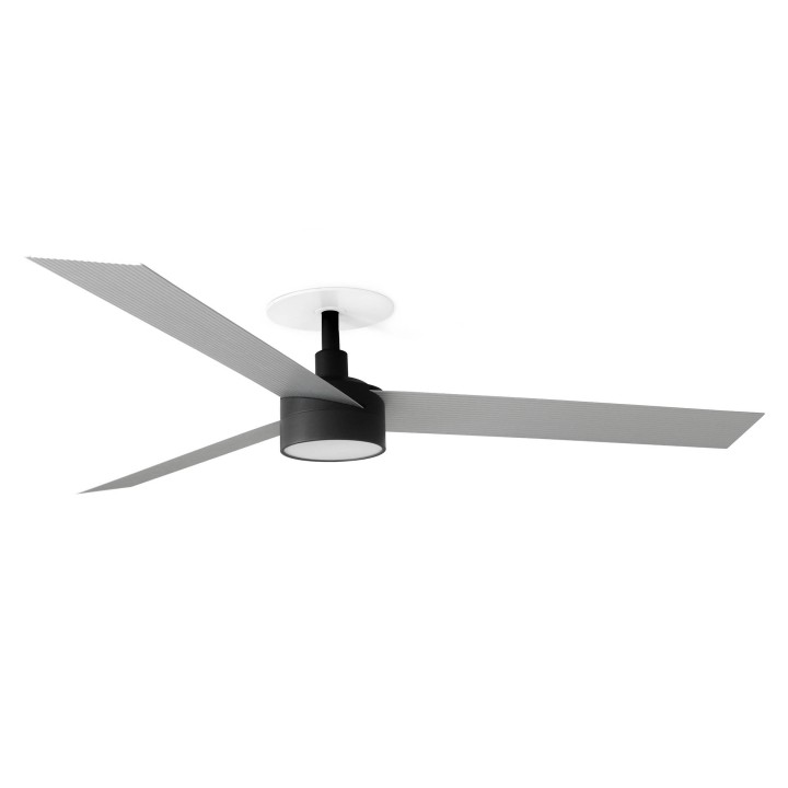 Faro CRUISER RECESSED L Ventilador de techo negro/aluminio SWT - Faro 34286R1S