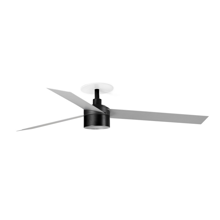 Faro CRUISER RECESSED TEK L Ventilador de techo negro/aluminio 4000K - Faro 34286R3C