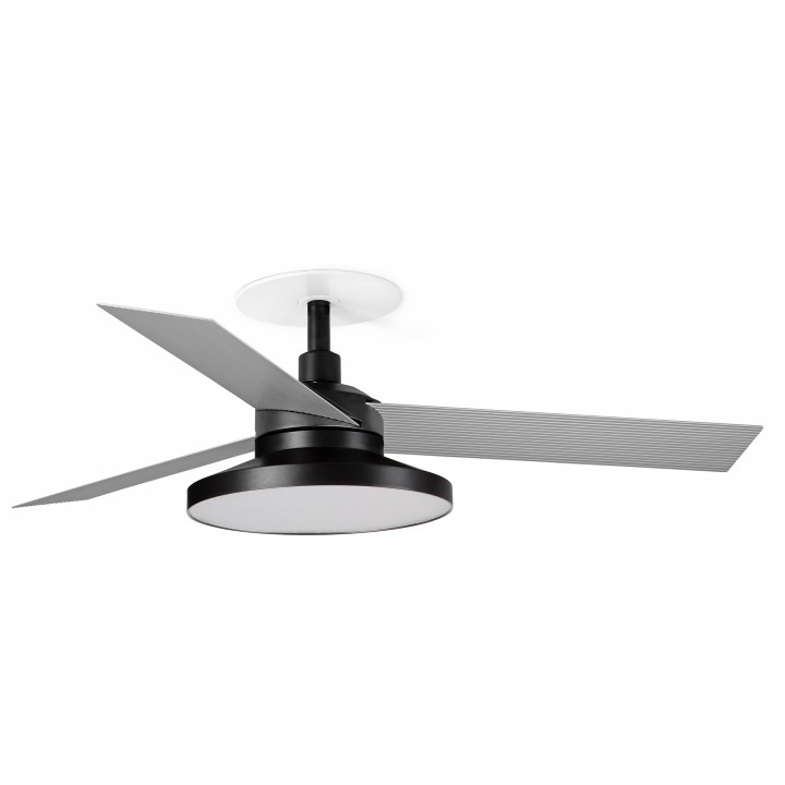 Faro CRUISER RECESSED TAK S Ventilador de techo negro 3000K - Faro 34289R2N