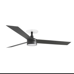 Faro CRUISER RECESSED L Ventilador de techo negro SWT - Faro 34291R1S