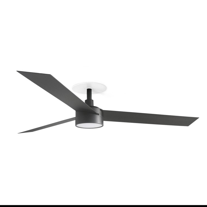 Faro CRUISER RECESSED L Ventilador de techo negro SWT - Faro 34291R1S
