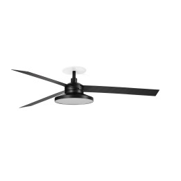Faro CRUISER RECESSED TAK L Ventilador de techo negro 3000K - Faro 34291R2N