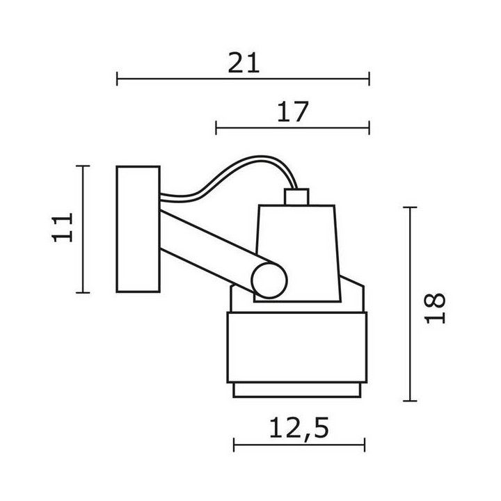 Proyector de Exterior SPARK IP54 E27 75W Antracita