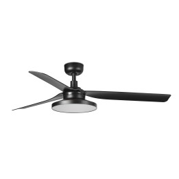 Faro PUNT TAK M Ventilador de techo negro 3000K - Faro 338152N