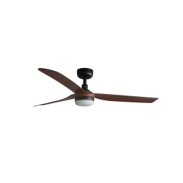 Faro PUNT M Ventilador de techo negro/nogal 20W SWT - Faro 338171S