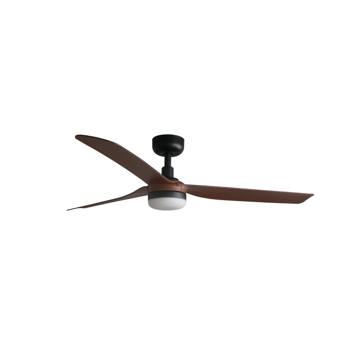 Faro PUNT M Ventilador de techo negro/nogal 20W SWT - Faro 338171S
