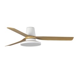 Faro PUNT TUB M TAK Ventilador de techo blanco/arce 2700K - Faro 338292W