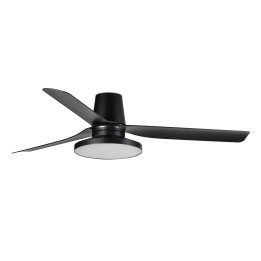 Faro PUNT TUB TAK M Ventilador de techo negro 3000K - Faro 338302N