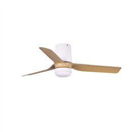 Faro MINI PUNT TUB S Ventilador de techo blanco/arce 20W TUYA SWT 0-10V - Faro 33833WT1S