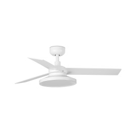 Faro RUDDER TAK 3 S Ventilador de techo blanco/fresno 2700K - Faro 342952W