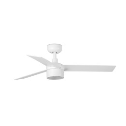 Faro RUDDER TEK 4 S Ventilador de techo blanco/fresno 3000K - Faro 342953N
