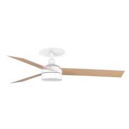 Faro RUDDER RECESSED 3 S Ventilador de techo blanco/fresno 20W SWT - Faro 34295R1S