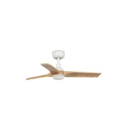 Faro HEYWOOD LED S Ventilador de techo blanco/pino 10W SWT - Faro 338051S