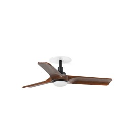 Faro HEYWOOD RECESSED LED S Ventilador de techo negro/nogal 10W SWT - Faro 33806R1S