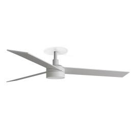 Faro RUDDER RECESSED 3 L Ventilador de techo blanco/fresno 20W SWT - Faro 34297R1S