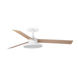 Faro RUDDER RECESSED TAK 3 L Ventilador de techo blanco/fresno 2700K - Faro 34297R2W