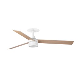 Faro RUDDER RECESSED TEK 3 L Ventilador de techo blanco/fresno 3000K - Faro 34297R3N