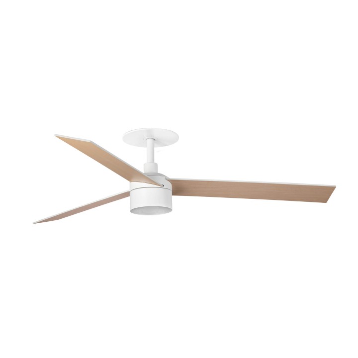 Faro RUDDER RECESSED TEK 3 L Ventilador de techo blanco/fresno 3000K - Faro 34297R3N