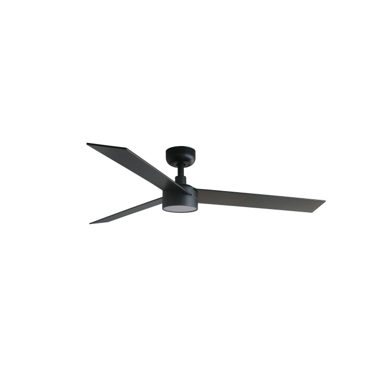 Faro RUDDER 3 L Ventilador de techo negro/nogal 20W SWT - Faro 342981S