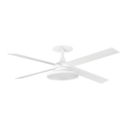 Faro RUDDER RECESSED TAK 4 L Ventilador de techo blanco/fresno 3000K - Faro 34355R2N