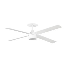 Faro RUDDER RECESSED TEK 4 L Ventilador de techo blanco/fresno 4000K - Faro 34355R3C