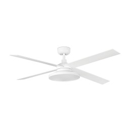 Faro RUDDER TAK 4 L Ventilador de techo blanco/fresno 3000K TUYA - Faro 34355WT2N