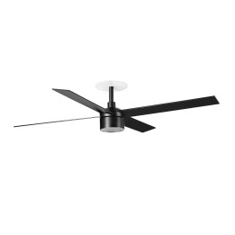 Faro RUDDER RECESSED TEK 4 L Ventilador de techo negro/nogal 4000K - Faro 34356R3C