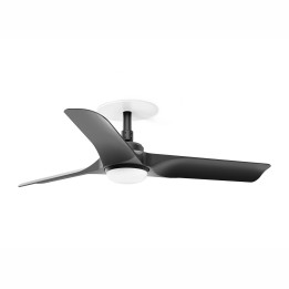 Faro HEY RECESSED LED S Ventilador de techo negro 10W SWT - Faro 33825R1S