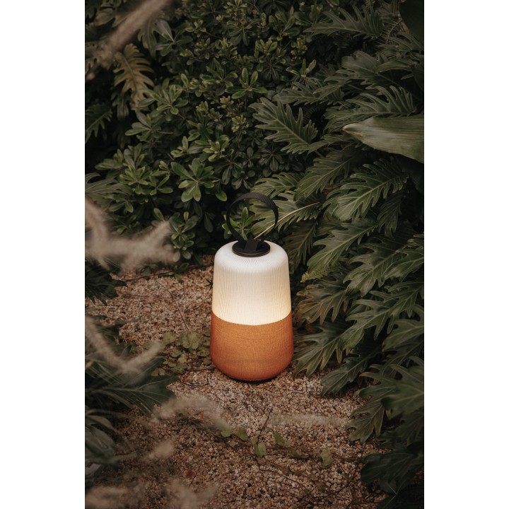Faro MUNA Portátil blanco/naranja para Exterior - Faro 72151