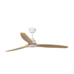 Faro ALO L Ventilador de techo blanco/pino Wall Control SWT - Faro 33727DCS