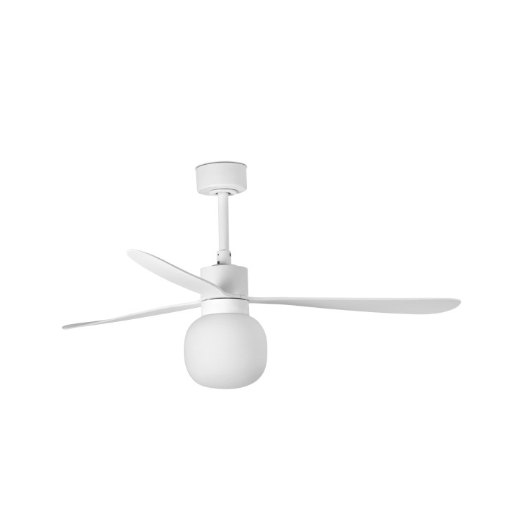 Faro AMELIA BALL L Ventilador de techo blanco/blancas Wall Control 2700K - Faro 337602W