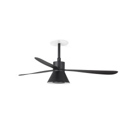 Faro AMELIA RECESSED Ventilador de techo negro/negras Wall Control CCT - Faro 33761R1T