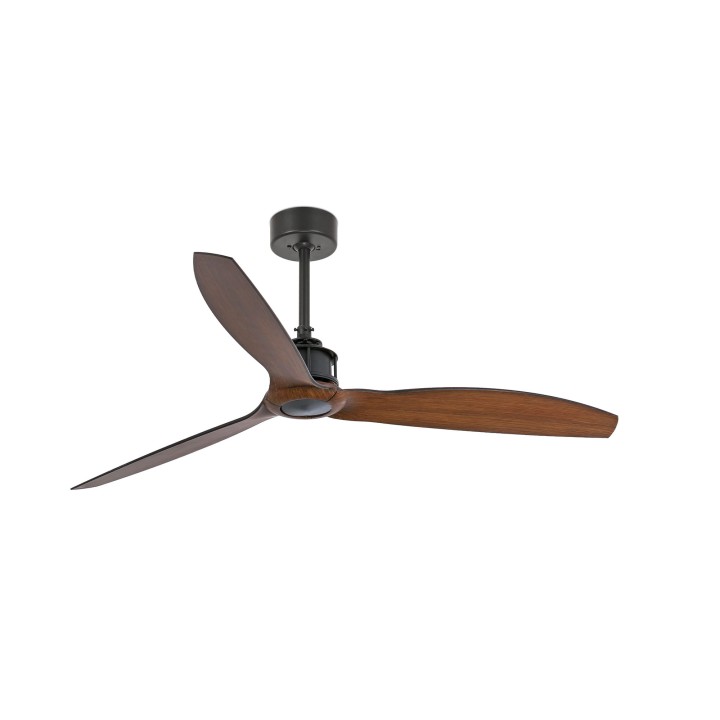 Faro JUST FAN M Ventilador de techo negro/nogal TUYA - Faro 33395WT
