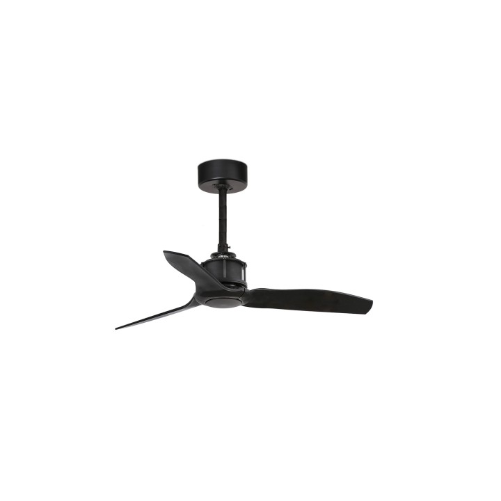 Faro JUST FAN S Ventilador de techo negro/nogal TUYA - Faro 33424WT