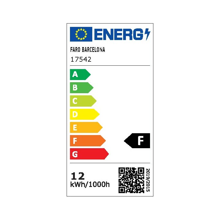 Faro Bombilla G95 E27 mate LED 12W 2200K CRI90 regulable - Faro 17542