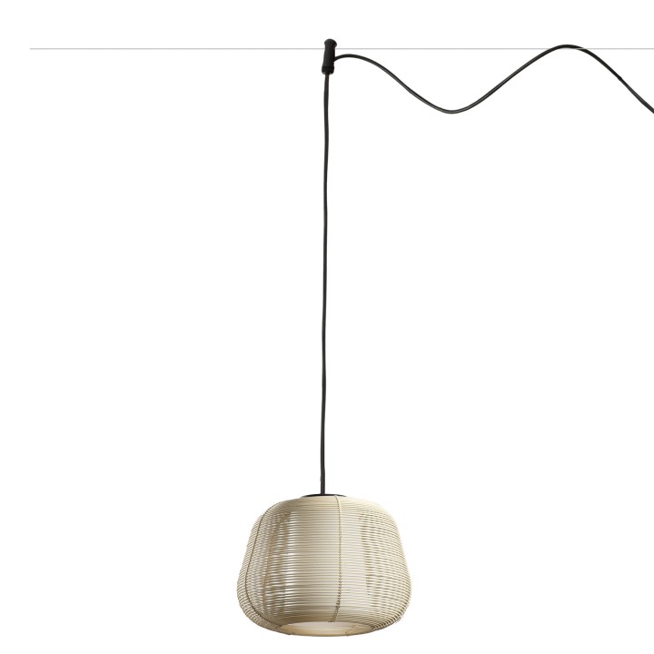 Faro NARITA Sistema colgante beige para Exterior - Faro 72120