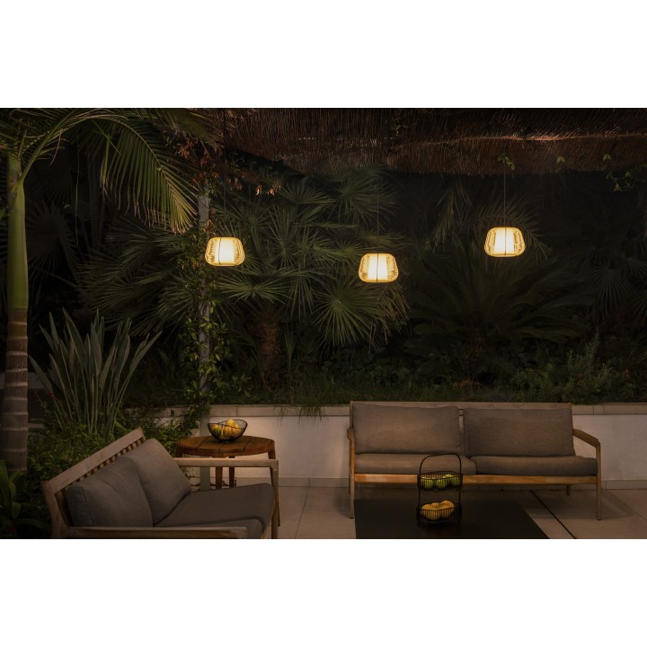Faro NARITA Sistema colgante beige para Exterior - Faro 72120
