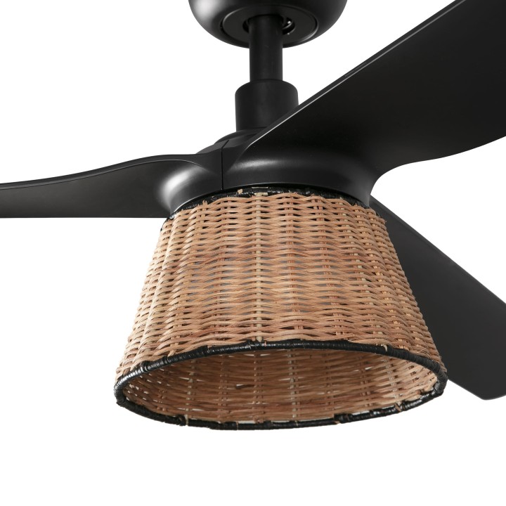 Faro SUMBA 235 Kit de luz Ventilador de techo LED SWT Rattan - Faro 3L058