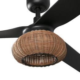 Faro HAKA 270 Kit de luz Ventilador de techo SWT Rattan 110V - Faro 3L061