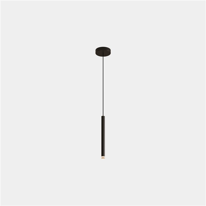 Lámpara Colgante Candle 1 Body Surface LED 3.2W 154lm 2700K Negro Leds C4 00-6017-60-60