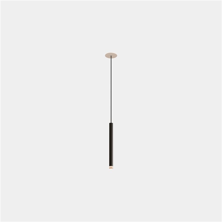 Lámpara Colgante Candle 1 Body Recessed LED 3.2W 154lm 2700K Negro Leds C4 00-6018-60-60