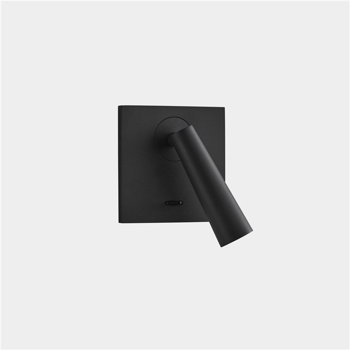 Luz de lectura Gamma Mix&Match Square LED 2.2W 2700K Negro 137lm Leds C4 05-6420-05-05