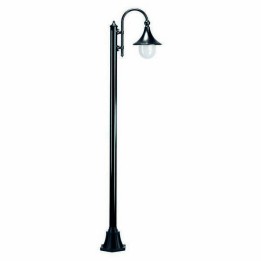 Farolas 1L. TROM IP43 E27 Negro