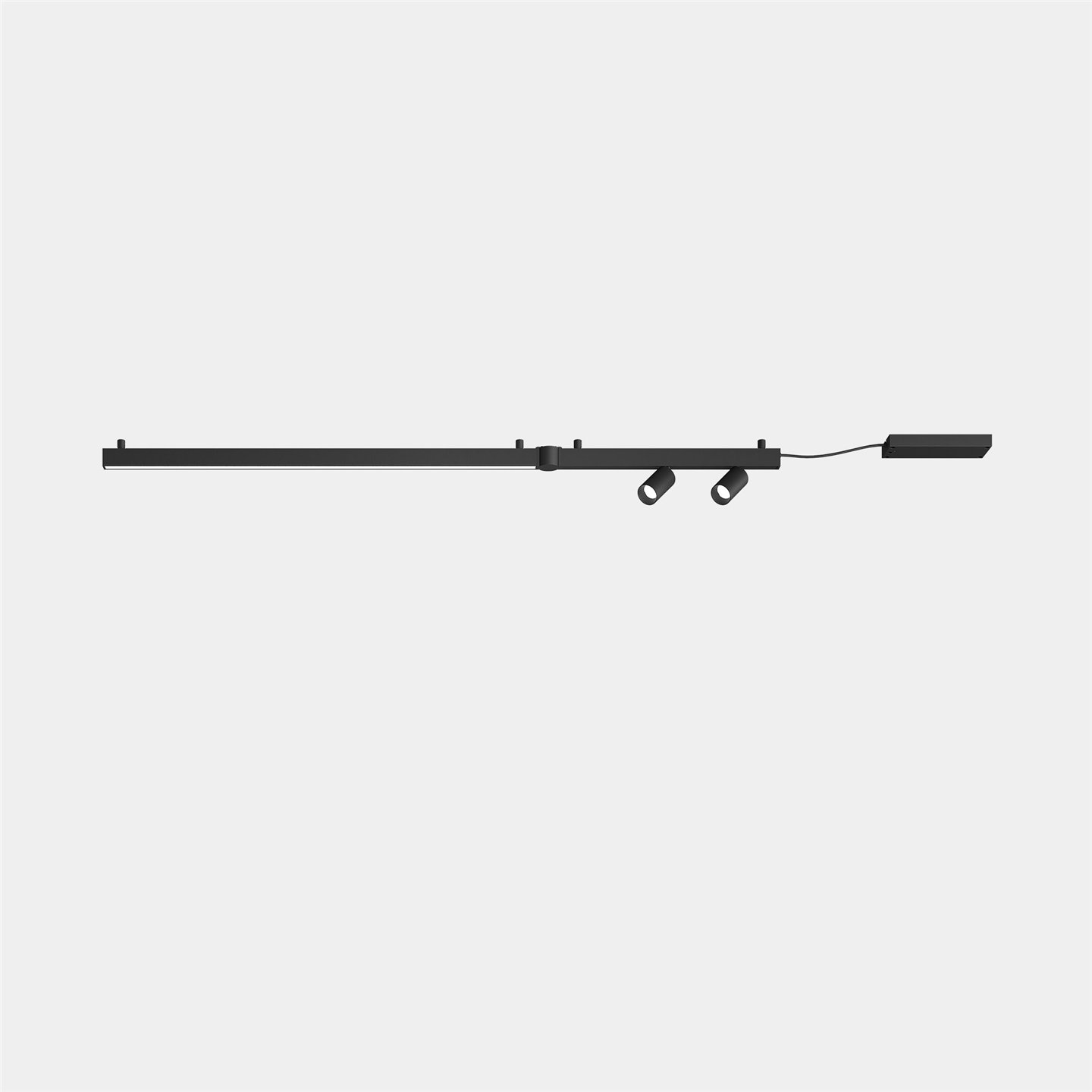 Farolas 1L. TROM IP43 E27 Negro